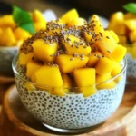 Chia coco mangue petit déj
