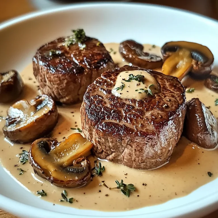 Filet Mignon Crémeux au Boursin