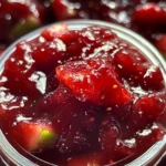 Fraise Rhubarbe Confiture