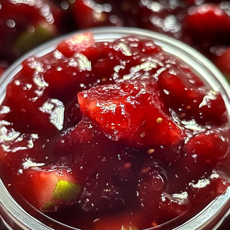 Fraise Rhubarbe Confiture