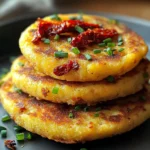 Galettes de Polenta aux Tomates Séchées