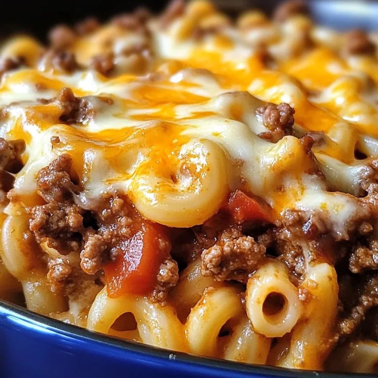 Gratin Pâtes Bœuf