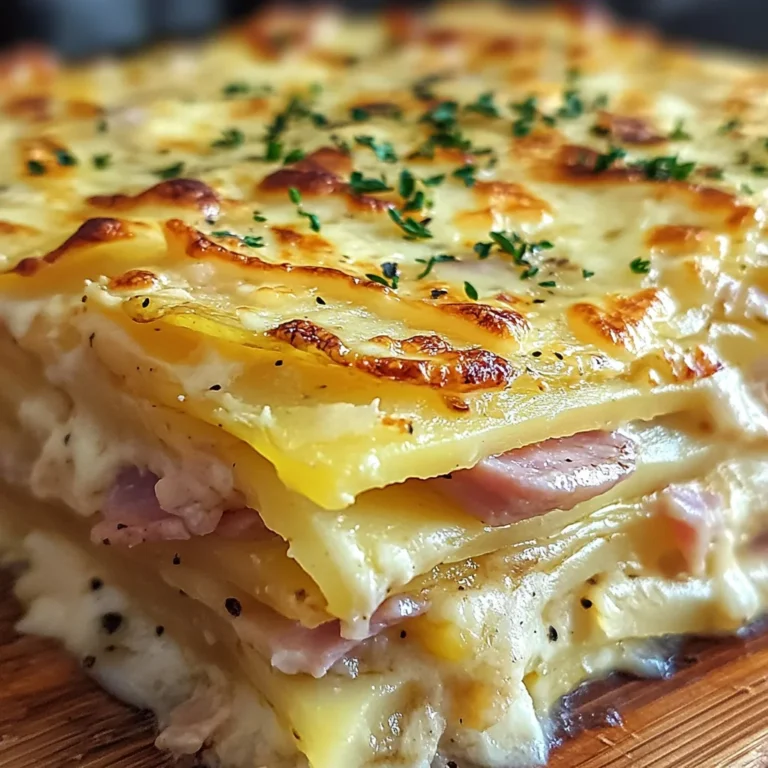 Lasagnes de Pommes de Terre Gourmandes