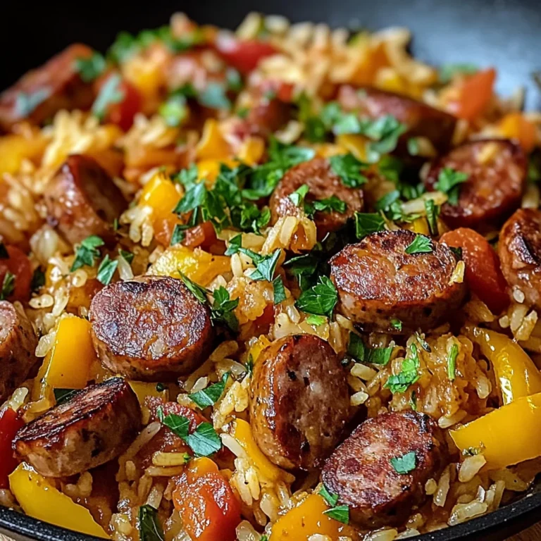 Poêlée Saucisse Riz