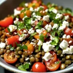 Salade Croquante de Lentilles & Feta
