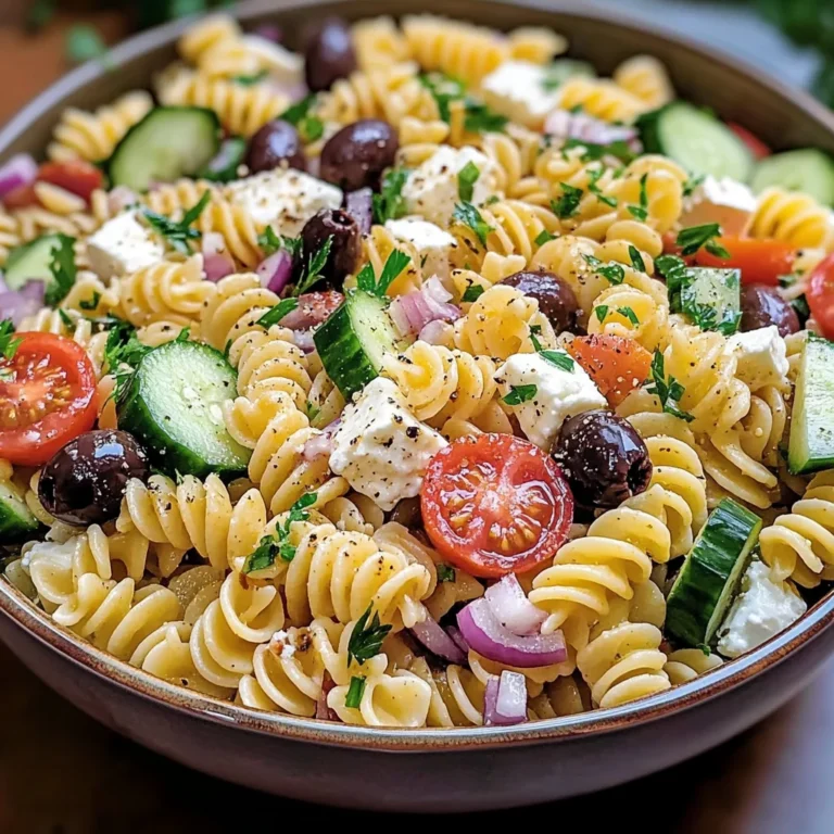 Salade de pâtes méditerranéenne