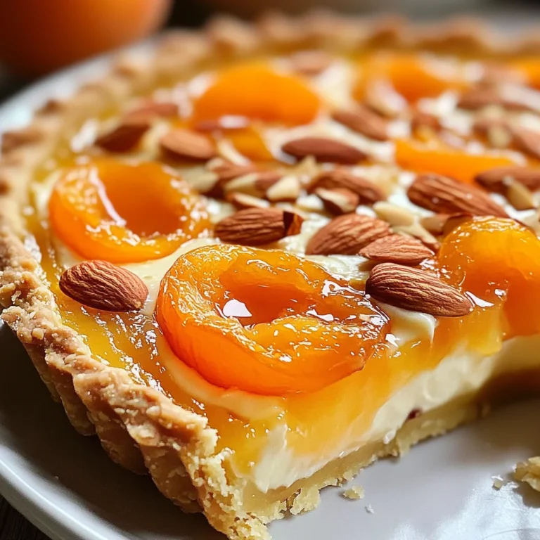 Tarte moelleuse abricots amandes