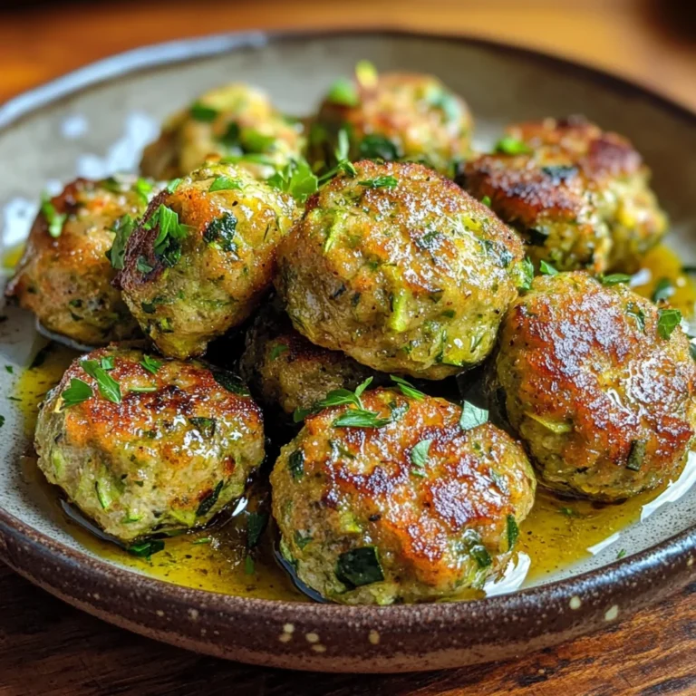 Boulettes de Courgettes au Four