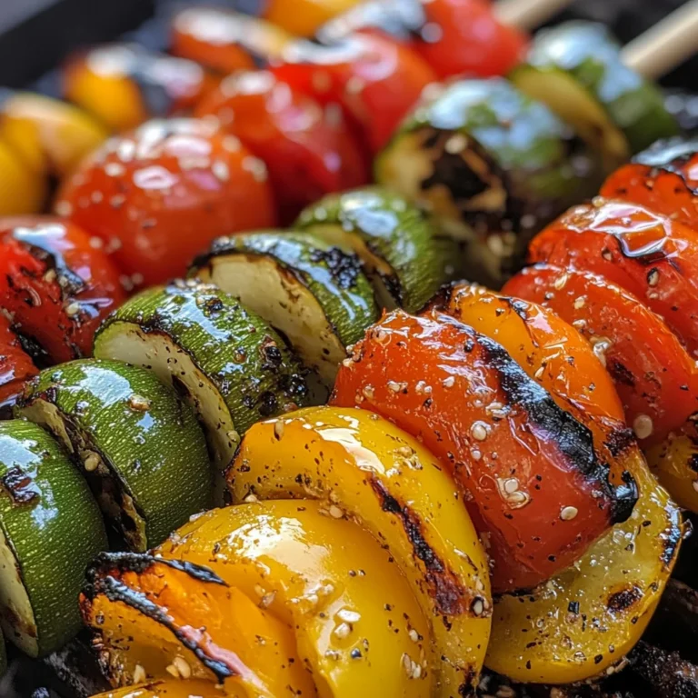 Brochettes de Légumes Grillés