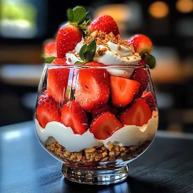 Coupe Fraises Mascarpone