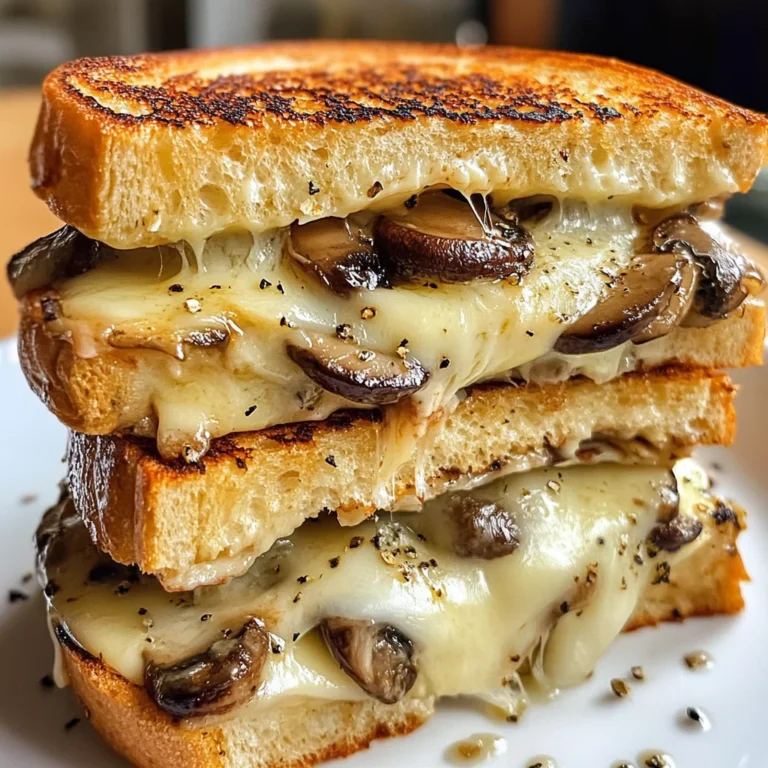 Croque-Monsieur Gourmand aux Champignons