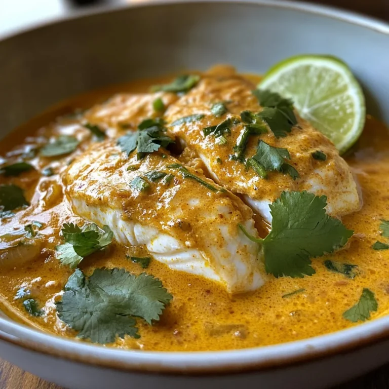 Curry de Poisson Blanc au Lait de Coco : Un Voyage Culinaire Exotique