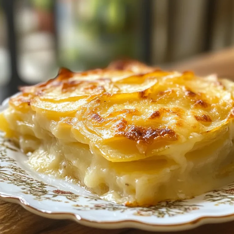 Gratin fondant de pommes de terre