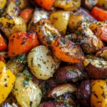 Légumes Rôtis à l'Ail et aux Herbes