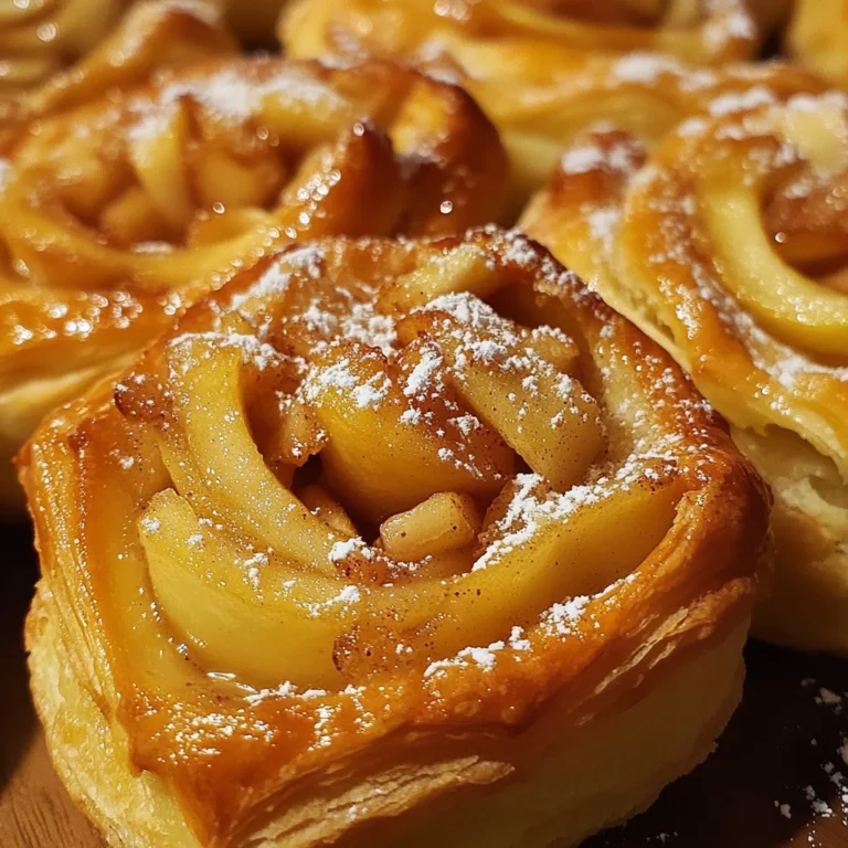 Roulés Feuilletés aux Pommes en 10 Minutes