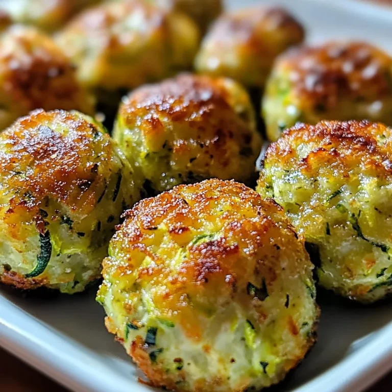 Boulettes de Courgettes au Four