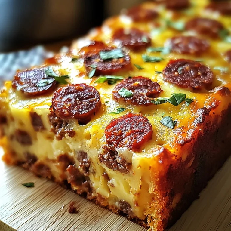 Cake au Chorizo Simple et Rapide – Recette Gourmande et Facile