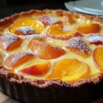 Clafoutis aux Pêches : Un Dessert Fruité et Fondant