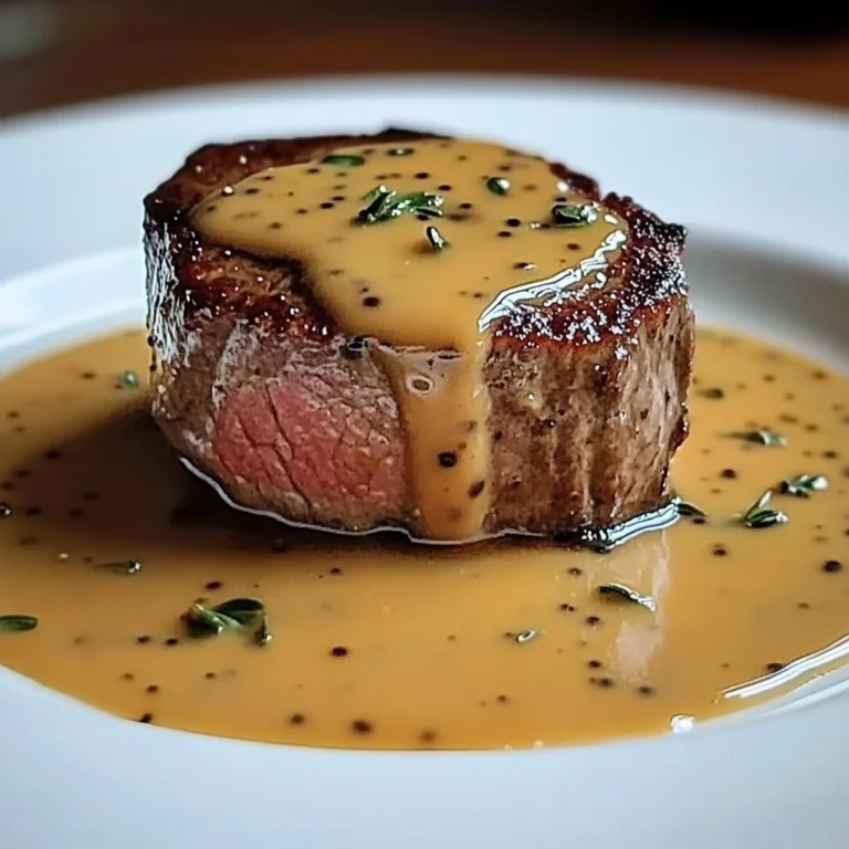 Filet Mignon Sauce Miel & Moutarde