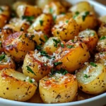 Pommes de Terre Rôties à l’Ail et Parmesan : Un Accompagnement Incroyable et Ultime