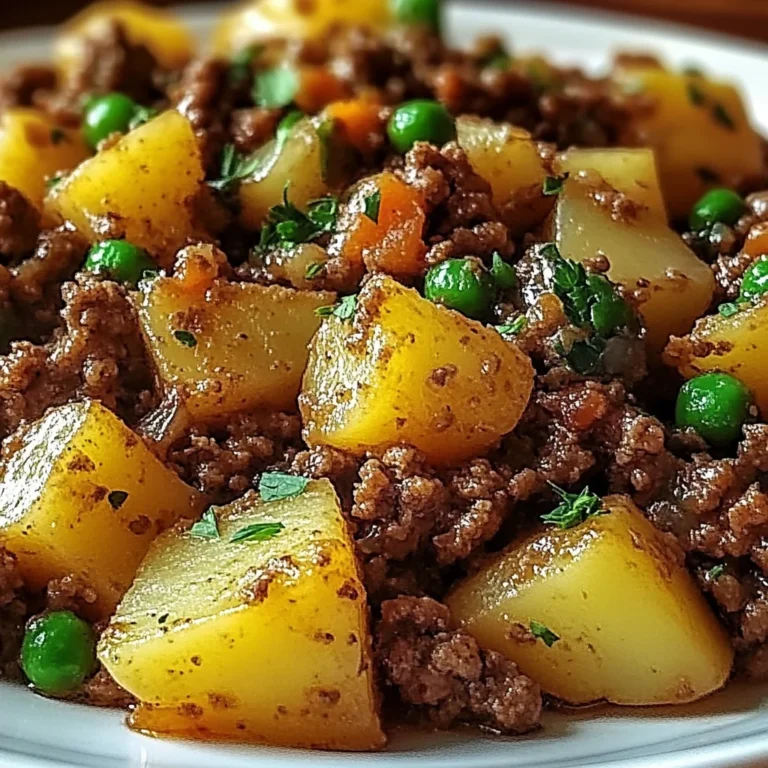 Viande Hachée avec Pommes de Terre : Un Plat Incroyable et Nourrissant