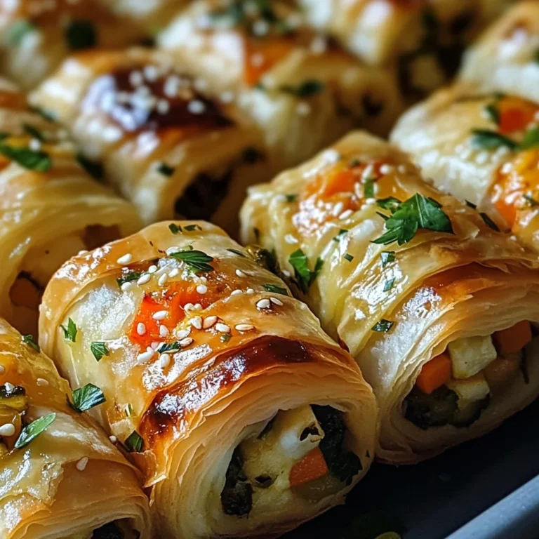 Baked Vegetable Rolls : Une Explosion de Saveurs et de Textures Incroyable