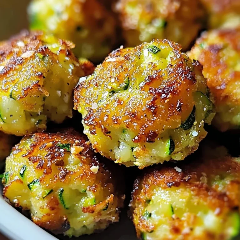 Boulettes de Courgettes au Four