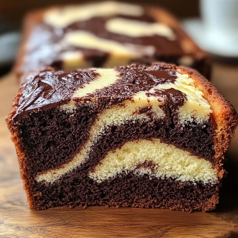 Cake Marbré Ultra Moelleux au Chocolat