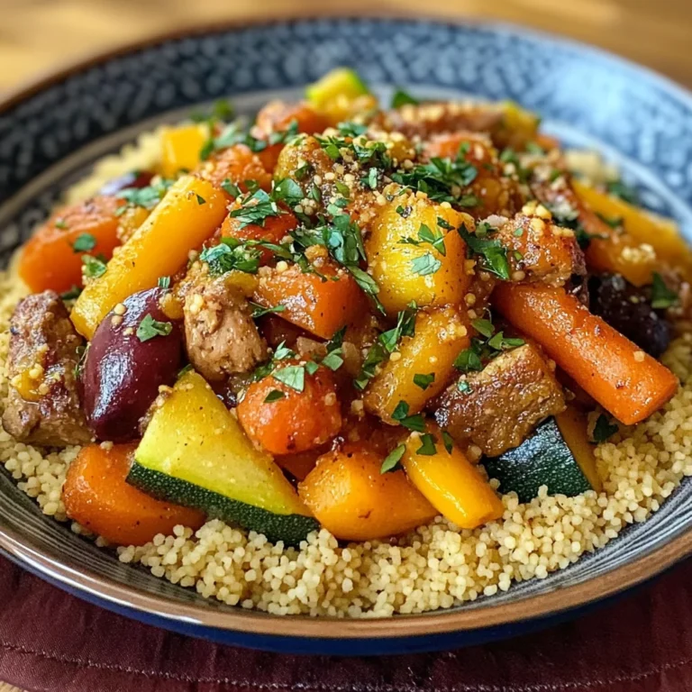 Couscous Marocain aux 7 Légumes