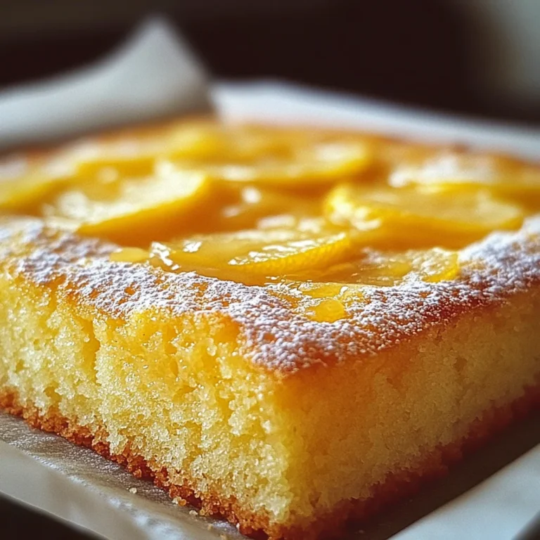Gâteau 12 Cuillères à Soupe au Citron