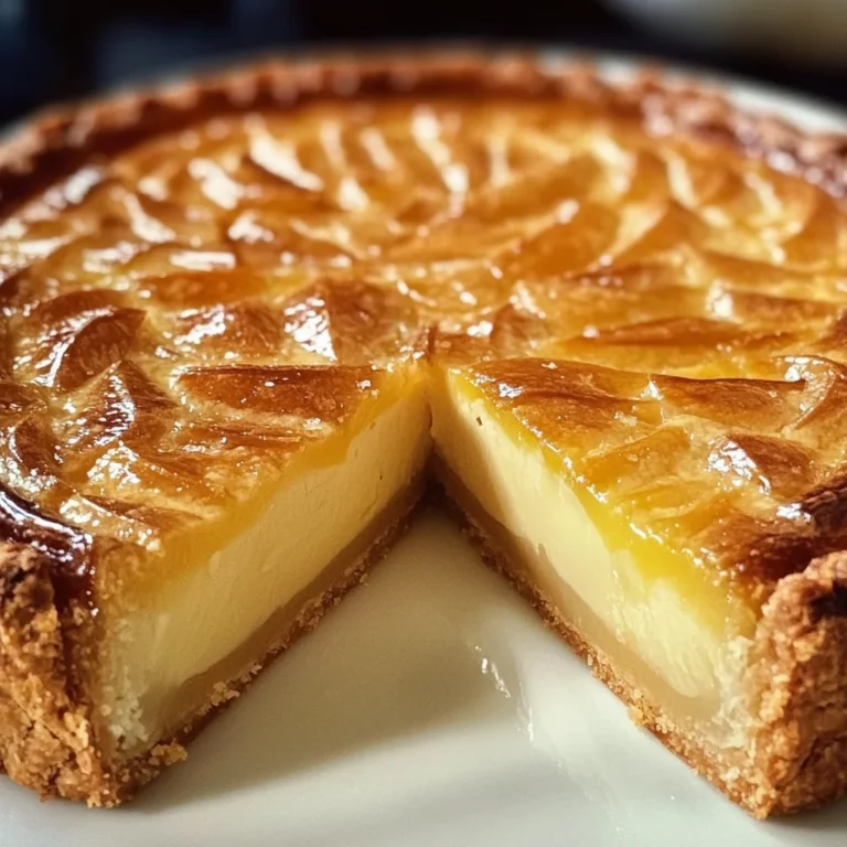 Gâteau Basque aux Amandes & Vanille