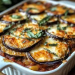 Gratin d’aubergines savoureux