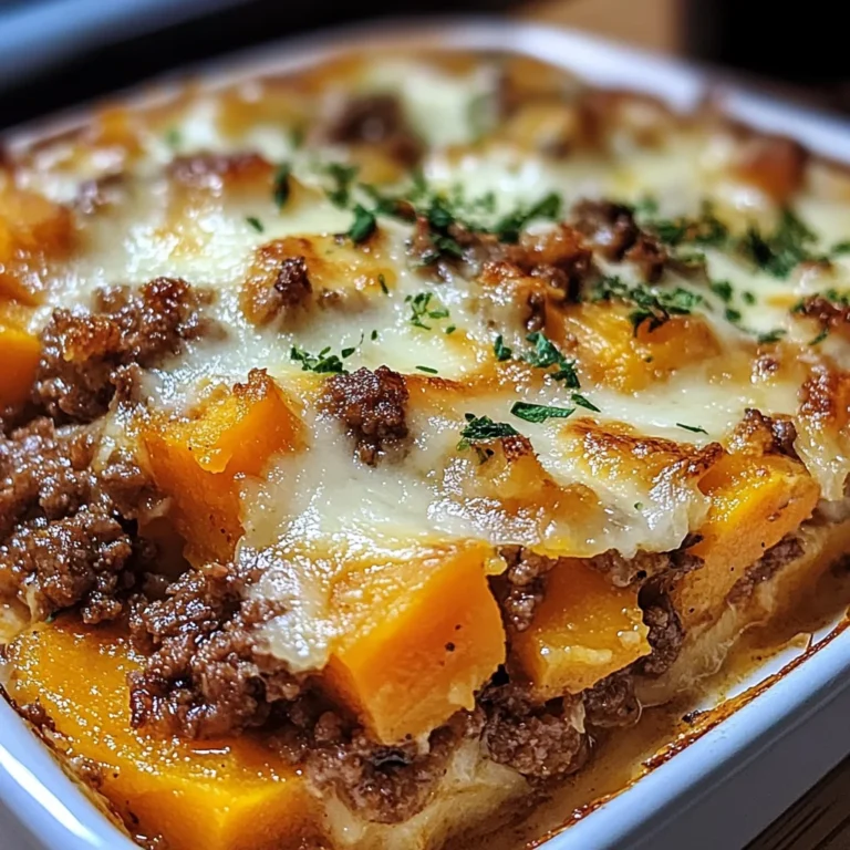 Gratin de patate douce et bœuf haché