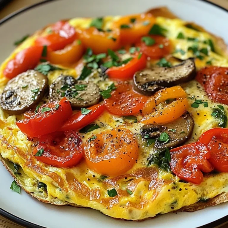 Omelette aux Légumes : Un Délice Coloré et Nutrissant