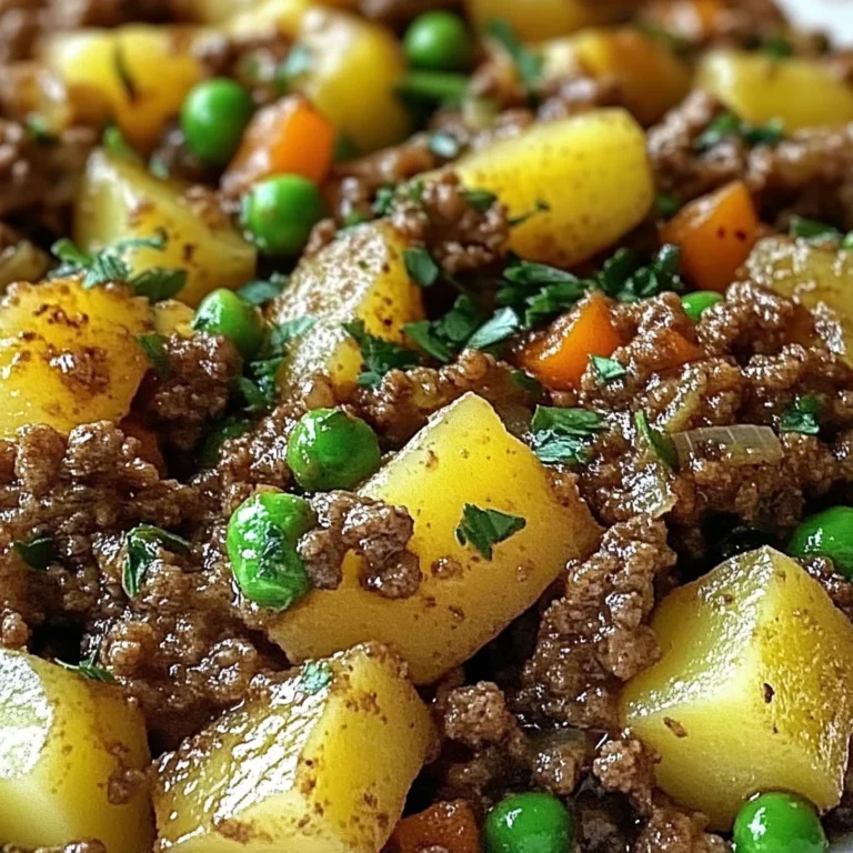 Viande Hachée avec Pommes de Terre : Un Plat Incroyable et Nourrissant