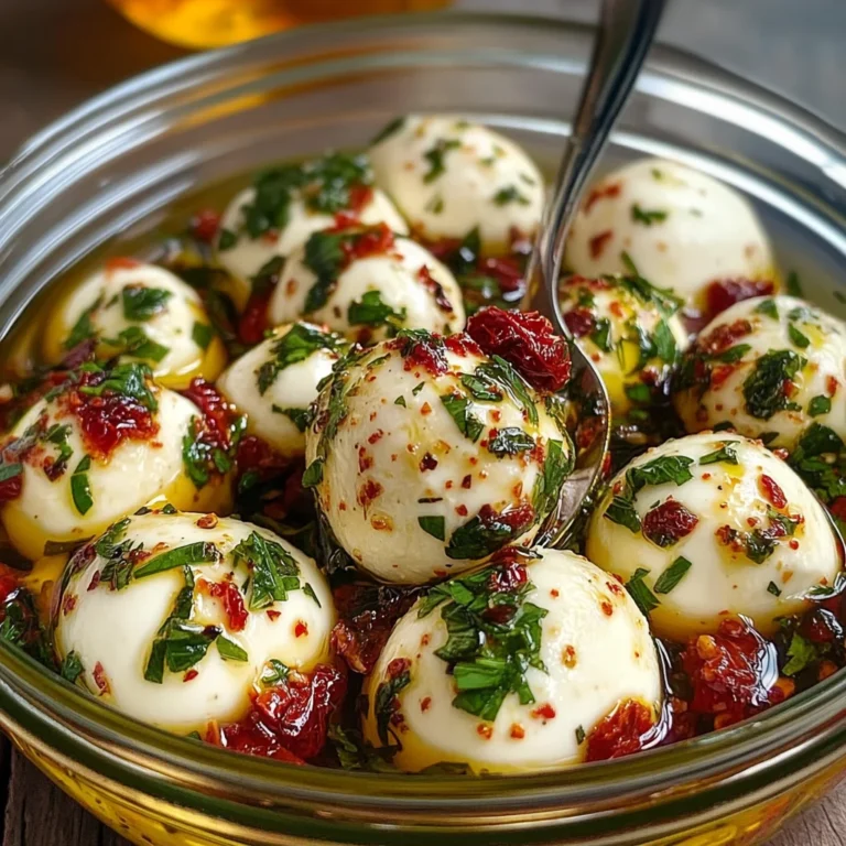 Billes Mozzarella Marinées Italiennes