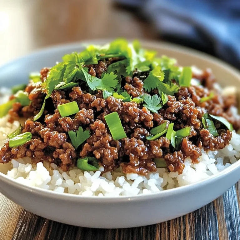 Bœuf haché saveurs asiatiques