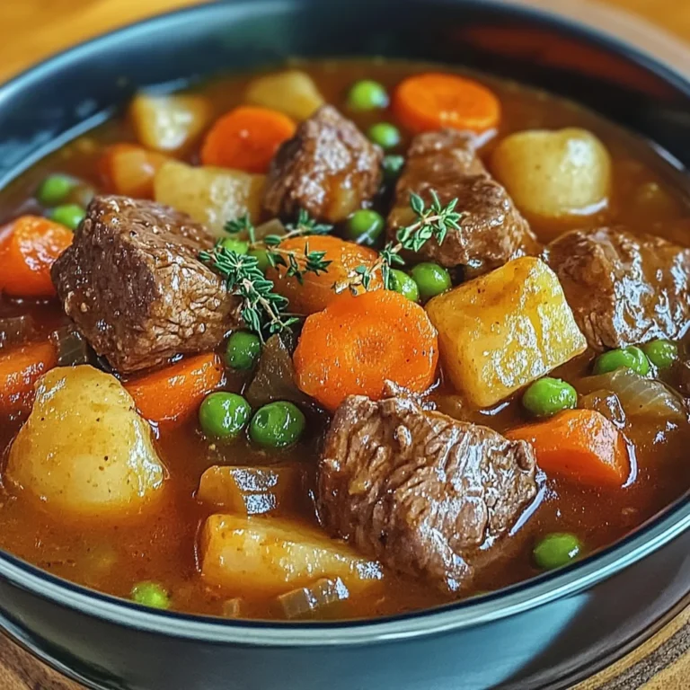 Bœuf mijoté aux légumes