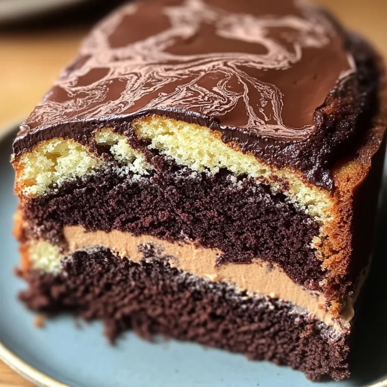 Cake Marbré Ultra Moelleux au Chocolat