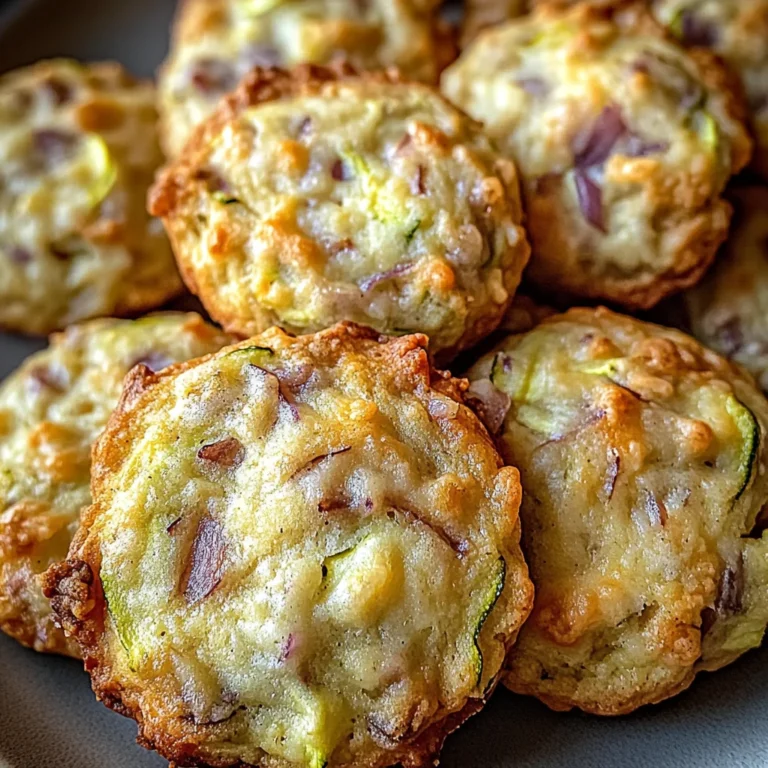 Cookies Salés Courgette, Parmesan & Oignon Rouge