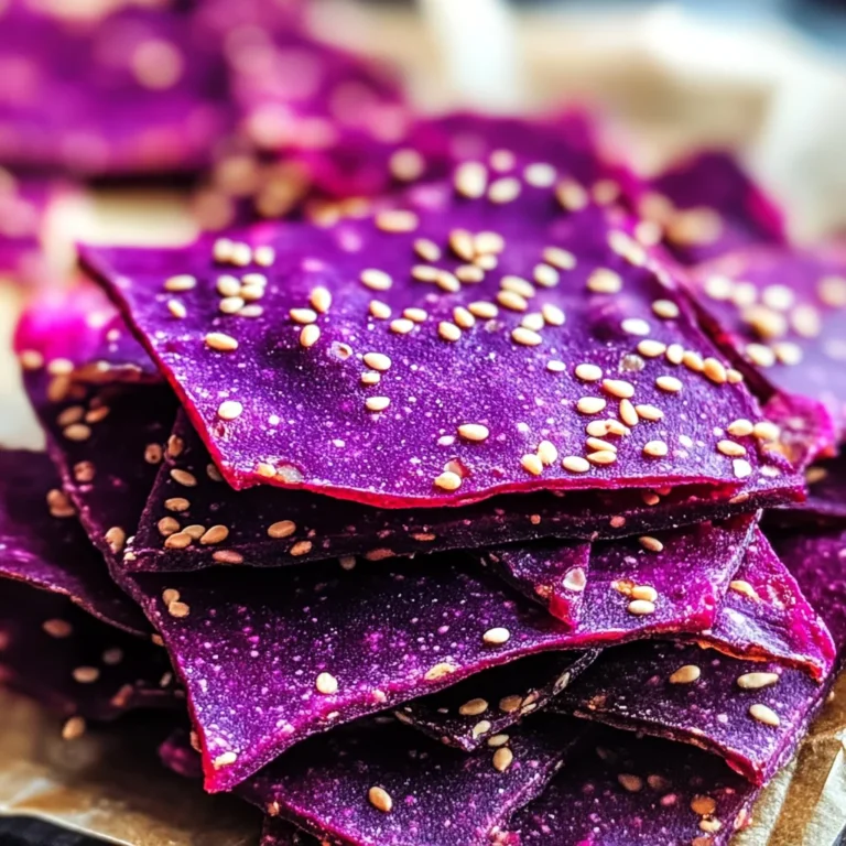 Crackers croustillants betterave et sésame