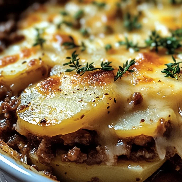 Gratin de Pommes de Terre et Bœuf Haché