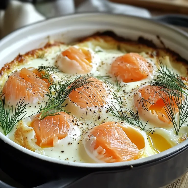 Œufs cocotte au saumon fumé