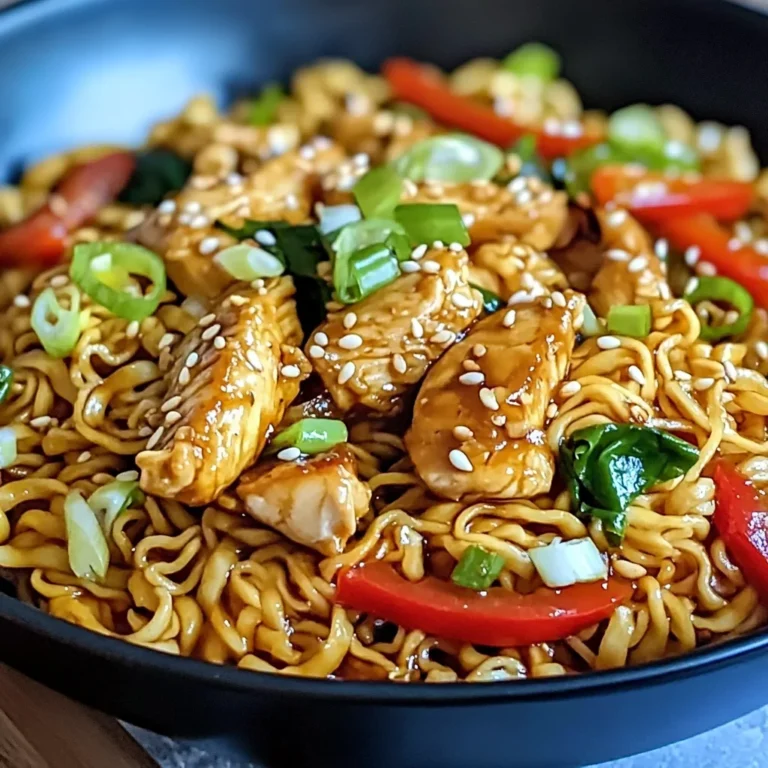 Ramen au Poulet Sauté